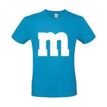 Alsino MM Shirt T-Shirt 100% Baumwolle M&M Unisex Kostüm Verkleidung M und M Gruppen T-Shirt - Karneval Fasching JGA Festival