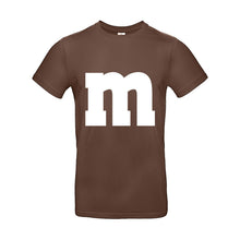 Alsino MM Shirt T-Shirt 100% Baumwolle M&M Unisex Kostüm Verkleidung M und M Gruppen T-Shirt - Karneval Fasching JGA Festival