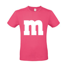 Alsino MM Shirt T-Shirt 100% Baumwolle M&M Unisex Kostüm Verkleidung M und M Gruppen T-Shirt - Karneval Fasching JGA Festival