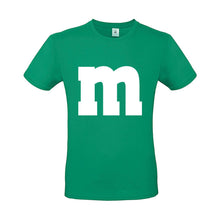 Alsino MM Shirt T-Shirt 100% Baumwolle M&M Unisex Kostüm Verkleidung M und M Gruppen T-Shirt - Karneval Fasching JGA Festival