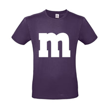 Alsino MM Shirt T-Shirt 100% Baumwolle M&M Unisex Kostüm Verkleidung M und M Gruppen T-Shirt - Karneval Fasching JGA Festival