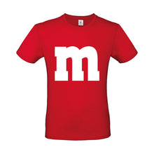 Alsino MM Shirt T-Shirt 100% Baumwolle M&M Unisex Kostüm Verkleidung M und M Gruppen T-Shirt - Karneval Fasching JGA Festival