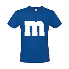 Alsino MM Shirt T-Shirt 100% Baumwolle M&M Unisex Kostüm Verkleidung M und M Gruppen T-Shirt - Karneval Fasching JGA Festival