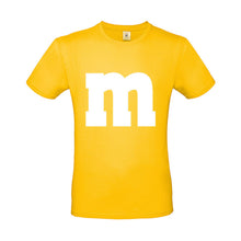 Alsino MM Shirt T-Shirt 100% Baumwolle M&M Unisex Kostüm Verkleidung M und M Gruppen T-Shirt - Karneval Fasching JGA Festival