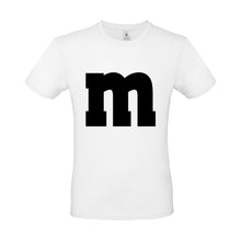 Alsino MM Shirt T-Shirt 100% Baumwolle M&M Unisex Kostüm Verkleidung M und M Gruppen T-Shirt - Karneval Fasching JGA Festival