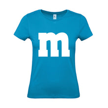 Alsino MM Shirt T-Shirt 100% Baumwolle M und M Damen Kostüm Verkleidung M und M Gruppen T-Shirt - Karneval Fasching JGA Festival