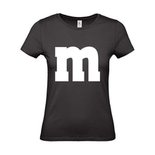 Alsino MM Shirt T-Shirt 100% Baumwolle M und M Damen Kostüm Verkleidung M und M Gruppen T-Shirt - Karneval Fasching JGA Festival