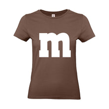 Alsino MM Shirt T-Shirt 100% Baumwolle M und M Damen Kostüm Verkleidung M und M Gruppen T-Shirt - Karneval Fasching JGA Festival