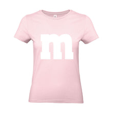 Alsino MM Shirt T-Shirt 100% Baumwolle M und M Damen Kostüm Verkleidung M und M Gruppen T-Shirt - Karneval Fasching JGA Festival