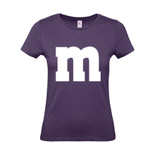 Alsino MM Shirt T-Shirt 100% Baumwolle M und M Damen Kostüm Verkleidung M und M Gruppen T-Shirt - Karneval Fasching JGA Festival