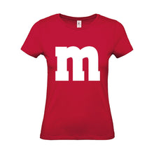 Alsino MM Shirt T-Shirt 100% Baumwolle M und M Damen Kostüm Verkleidung M und M Gruppen T-Shirt - Karneval Fasching JGA Festival
