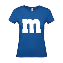 Alsino MM Shirt T-Shirt 100% Baumwolle M und M Damen Kostüm Verkleidung M und M Gruppen T-Shirt - Karneval Fasching JGA Festival