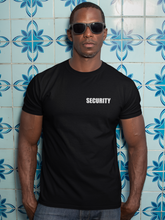 Alsino Security T-Shirt schwarz - Security-Shirt Sicherheit Shirt - 100 % Baumwolle Rundhals - Druck Brust & Rücken