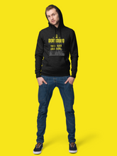 Dortmund Hoodie in Gelb Schwarz You Never Walk Alone Fanartikel Statement Pulli Pullover mit Kapuze Dortmund-Pullover
