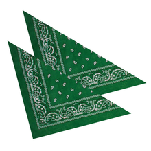 2er Set Niki-Halstuch Bandana Halstuch – Kopftuch, Haarband, Gesichtstuch oder Schal – Paisley Muster – Damen, Herren & Kinder