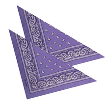 2er Set Niki-Halstuch Bandana Halstuch – Kopftuch, Haarband, Gesichtstuch oder Schal – Paisley Muster – Damen, Herren & Kinder