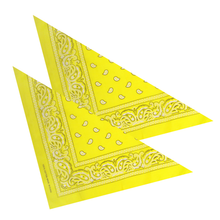 2er Set Niki-Halstuch Bandana Halstuch – Kopftuch, Haarband, Gesichtstuch oder Schal – Paisley Muster – Damen, Herren & Kinder
