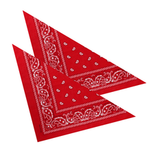 2er Set Niki-Halstuch Bandana Halstuch – Kopftuch, Haarband, Gesichtstuch oder Schal – Paisley Muster – Damen, Herren & Kinder