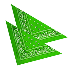 2er Set Niki-Halstuch Bandana Halstuch – Kopftuch, Haarband, Gesichtstuch oder Schal – Paisley Muster – Damen, Herren & Kinder