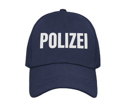 Alsino Polizei T-Shirt schwarz oder navy - Polizei-Shirt Sicherheit Shirt - 100 % Baumwolle Rundhals - Druck Brust & Rücken