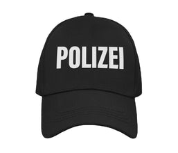Alsino Polizei T-Shirt schwarz oder navy - Polizei-Shirt Sicherheit Shirt - 100 % Baumwolle Rundhals - Druck Brust & Rücken