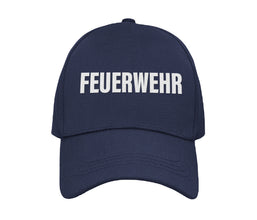 Alsino Feuerwehr T-Shirt schwarz, navy oder rot - Feuerwehr-Shirt Sicherheit Shirt - 100 % Baumwolle Rundhals - Druck Brust & Rücken