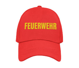 Alsino Feuerwehr T-Shirt schwarz, navy oder rot - Feuerwehr-Shirt Sicherheit Shirt - 100 % Baumwolle Rundhals - Druck Brust & Rücken