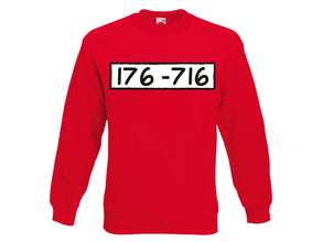 Panzerknacker Sweatshirt Banditen Kostüm Langarm Shirt - 100% Baumwolle, für Karneval und Fasching