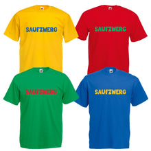 Saufzwerg T-Shirt JGA Party Bier Sauf Shirt - Rundhals, 100% Baumwolle - Das trinkfeste TShirt