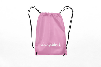 Alsino Turnbeutel Rucksack mit Namen personalisiert - Aufdruck selbst gestalten, Stoffbeutel Festival Tasche Kindergarten