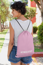 Alsino Turnbeutel Rucksack mit Namen personalisiert - Aufdruck selbst gestalten, Stoffbeutel Festival Tasche Kindergarten