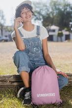 Alsino Turnbeutel Rucksack mit Namen personalisiert - Aufdruck selbst gestalten, Stoffbeutel Festival Tasche Kindergarten