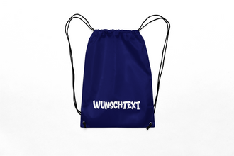 Alsino Turnbeutel Rucksack mit Namen personalisiert - Aufdruck selbst gestalten, Stoffbeutel Festival Tasche Kindergarten