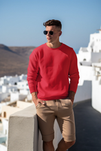 Alsino Classic Sweatshirt Pulli Sweater Langarm Pullover Uni Einfarbig Damen Herren Unisex