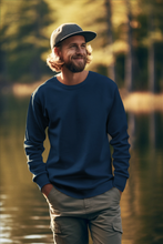 Alsino Classic Sweatshirt Pulli Sweater Langarm Pullover Uni Einfarbig Damen Herren Unisex